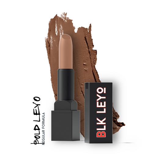 Embrace your inner boss with BLK LEYO's BOLD LEYO Lipstick—a powerhouse of confidence and sophistication. This high-coverage BROWN lip stain delivers stunning, long-lasting color, enveloping your lips in a creamy texture that feels luxurious and weightless. Crafted without parabens and infused with vitamin E, it ensures your lips stay soft, moisturized, and supremely comfortable. With its bold hue and empowering vibes, this lipstick is your go-to choice for making a statement and owning the room.